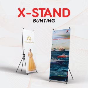 X Stand Bunting (Black)